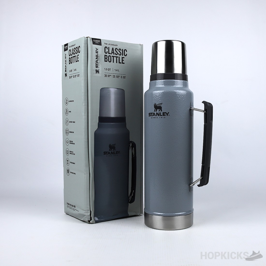 Stanley Classic Vacuum Insulated Wide Mouth Bottle Grey (1.4L) (Dot